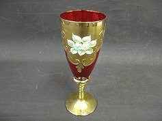 ベネチアンワイングラス　ゴブレット　ボヘミアグラス